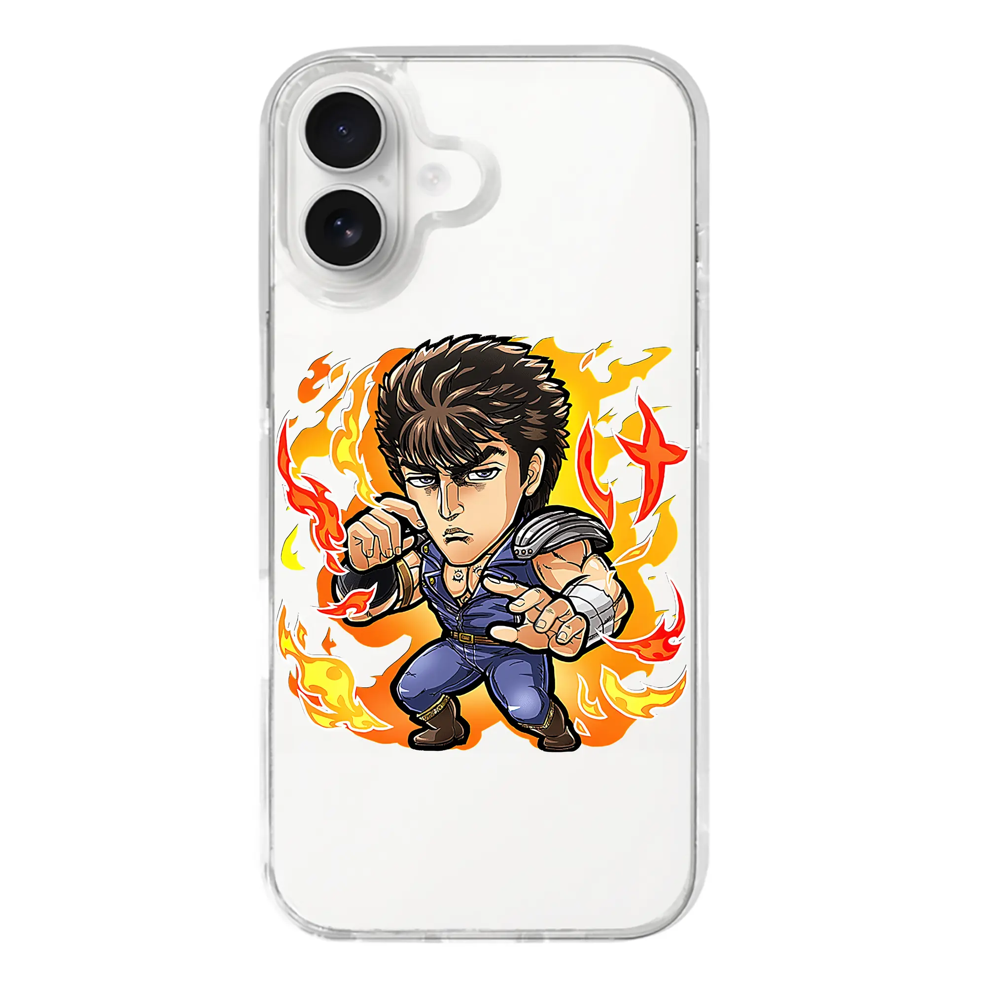 北斗の拳 グッズ,ケンシロウ - iPhone 17シリーズ 透明スマホケース – 薄型・耐衝撃・精密フィット保護カバー